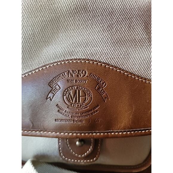 Vintage Ghurka Marley Hodgson No. 59 Cross Body Canvas & Leather 1987 - Picture 2 of 16